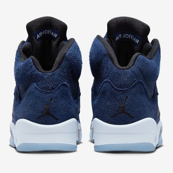 AIR JORDAN 5 MIDNIGHT NAVY black football grey FD6812-400 size 8 - 14 - Picture 10 of 12